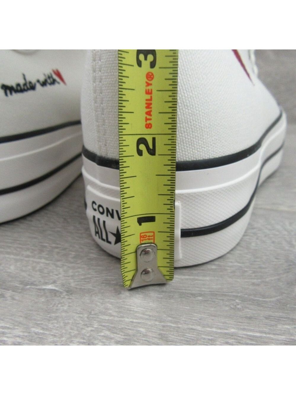 Converse Chuck Taylor All Star HI Lift Made with Love Women's Size 9.5 NEW - Picture 10 of 15